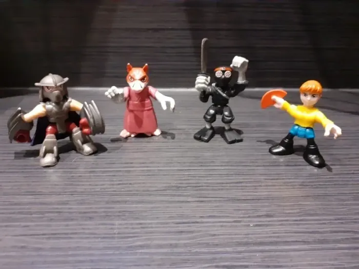 Tortue ninja 4 mini figurines