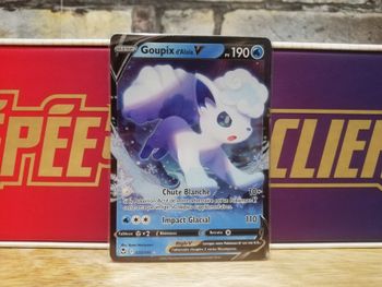 Carte Pokemon Goupix d'Alola V Tempête Argentée