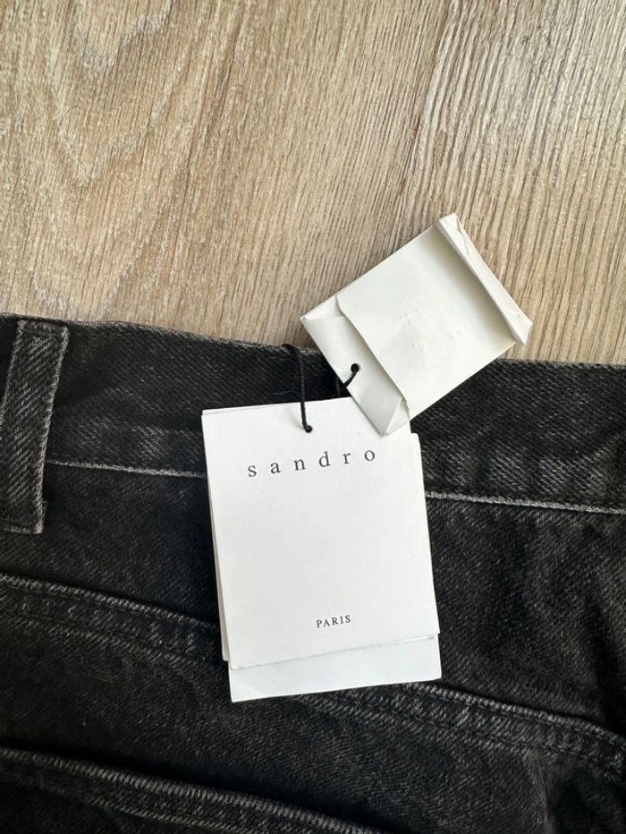Short en Jean - Sandro | Noir | Taille: L - photo numéro 3