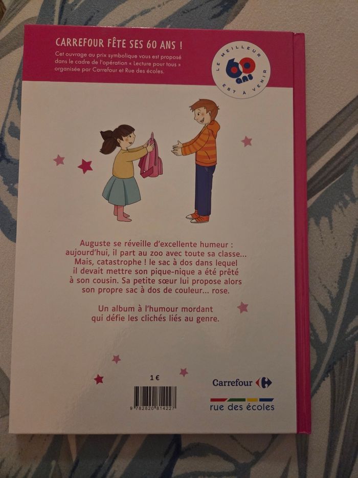 Livre le sac a dos rose - photo numéro 2