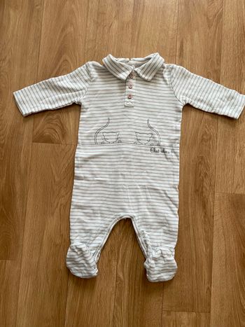 Pyjama beige bébé 3M