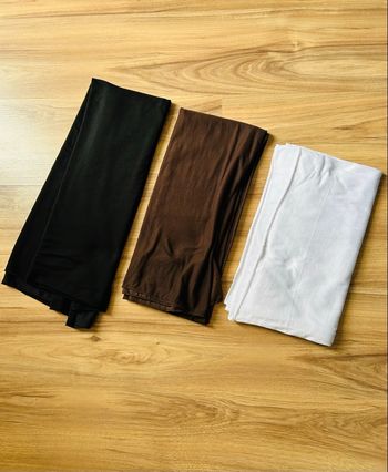 Lot de 3 voiles / hijabs Jersey Boutique Indépendante 
