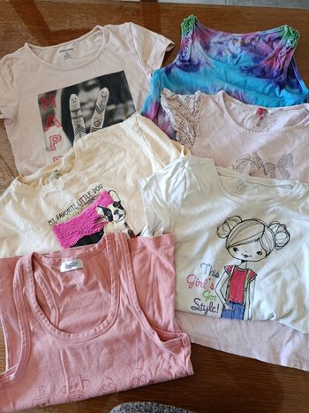 Lot hauts fille 12 ans 