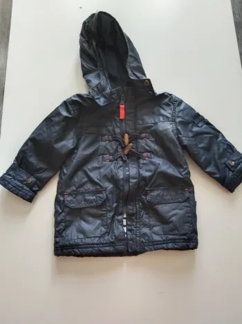 manteau parka avec capuche mi-saison okaidi garcon 12 mois