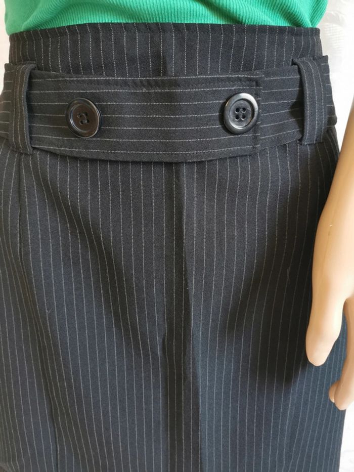 Jupe. Noir. Blanc. Taille 38. Fashion studio - photo numéro 4