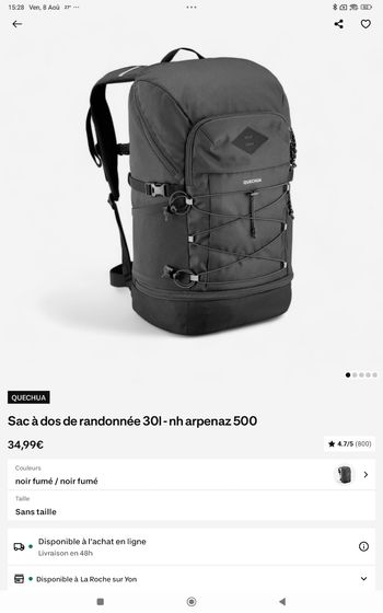Sac a dos  randonnée etc