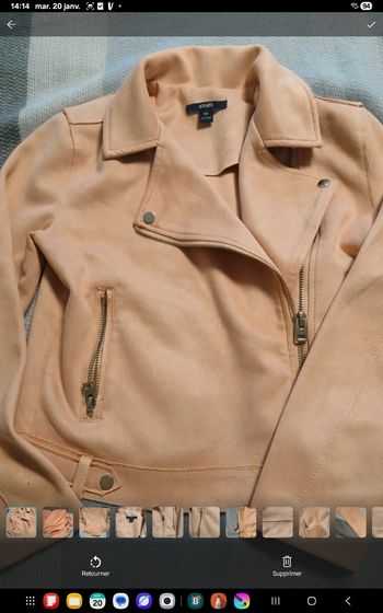 Veste daim 10 ans GF22