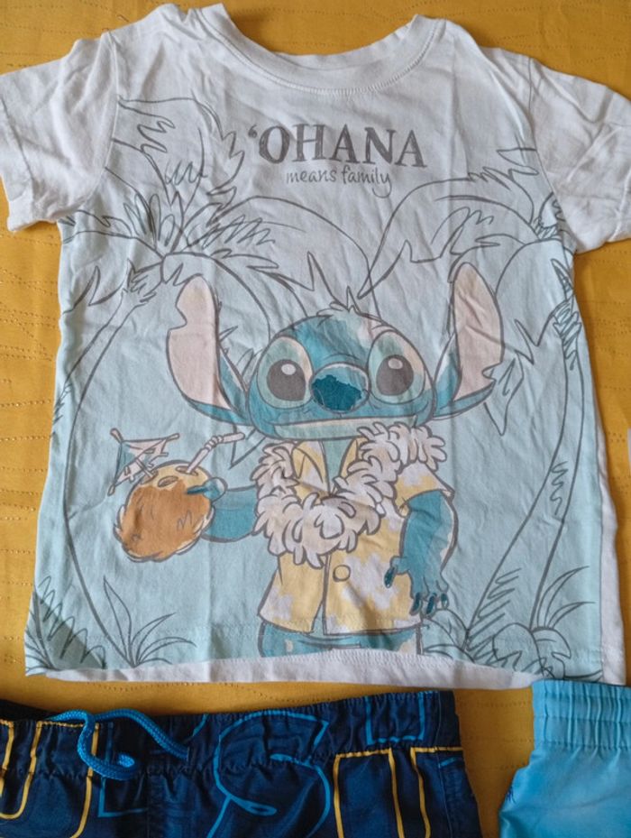Ensemble Été garçon 6 ans 3 pièces 2 shorts + 1 tee shirt  🌿 - photo numéro 6