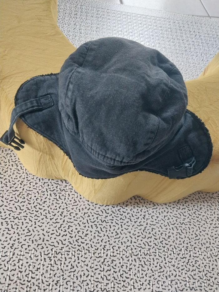 Chapka hiver noire 49 cm - photo numéro 4