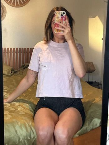 Crop top Nike rose sport 