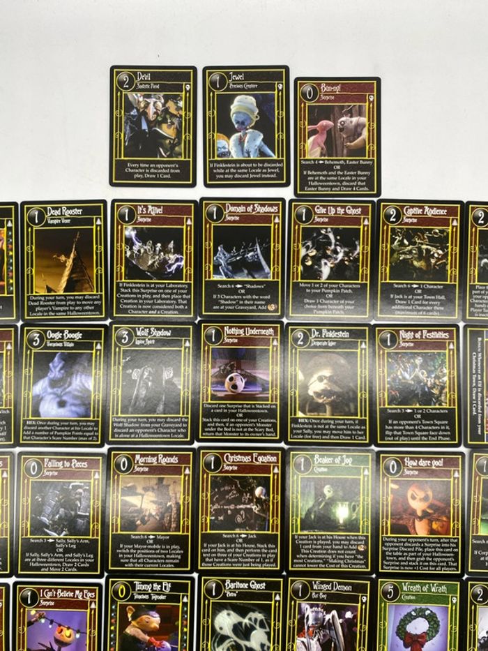 59 cards The Nightmare Before Christmas - photo numéro 7