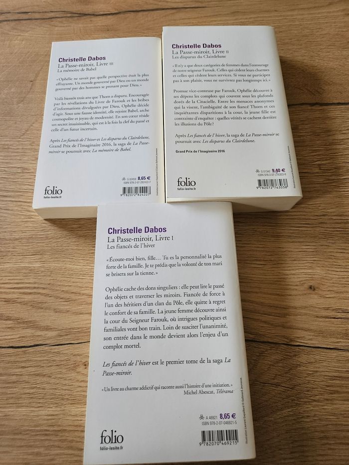 La passe-miroir de Christelle Dabos (3 tomes) - photo numéro 5