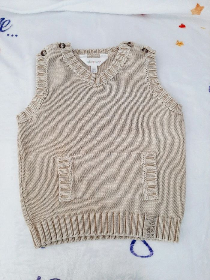 Pull sans manches Kid Kanaï 18M