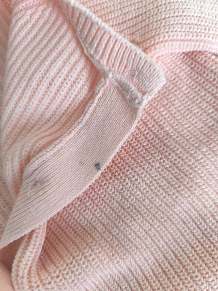 Gilet fille rose avec boutons pailletés Tape à l'Oeil - Taille 80cm - photo numéro 5