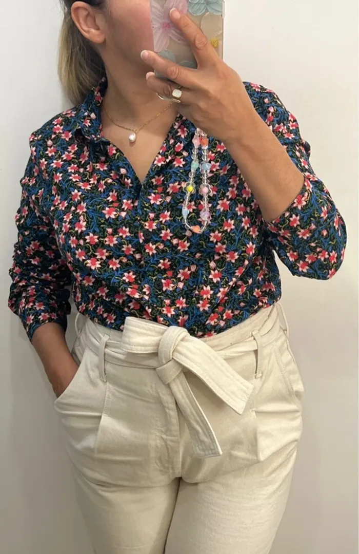 Chemise À Fleurs Monoprix