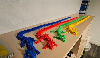 Dragon Articulé GÉANT 93 cm - Flexible Fidget Toy / Déco
