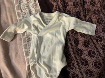 Body blanc 1 mois fille, garçon, mixte, bébé, chocolatine, 54cm