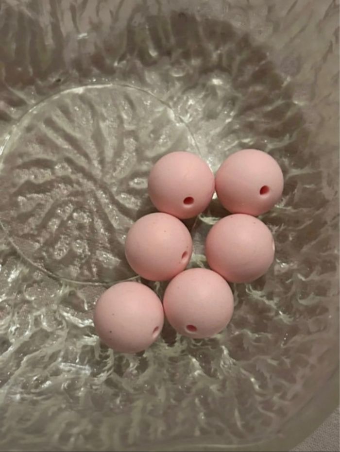 Grosses perles rose