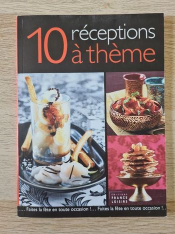 Livre 10 réceptions à thème