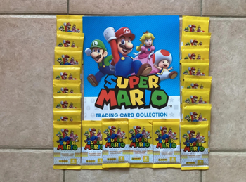 Panini - Super Mario Nintendo Trading Card Collection - 18 pochettes neuves