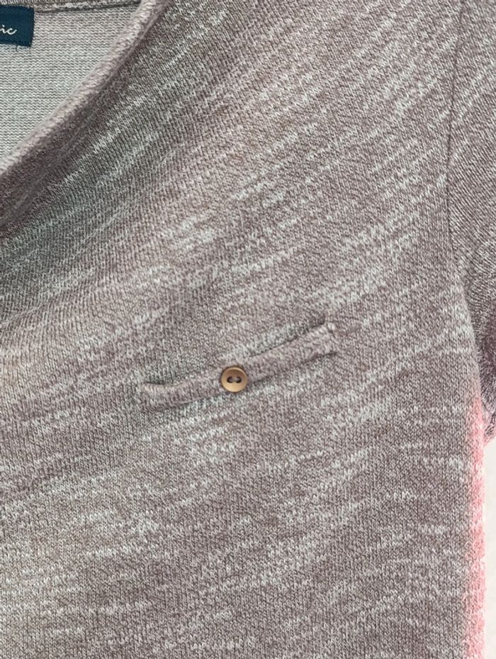 Robe chinée marron beige cache cache T38 - photo numéro 4