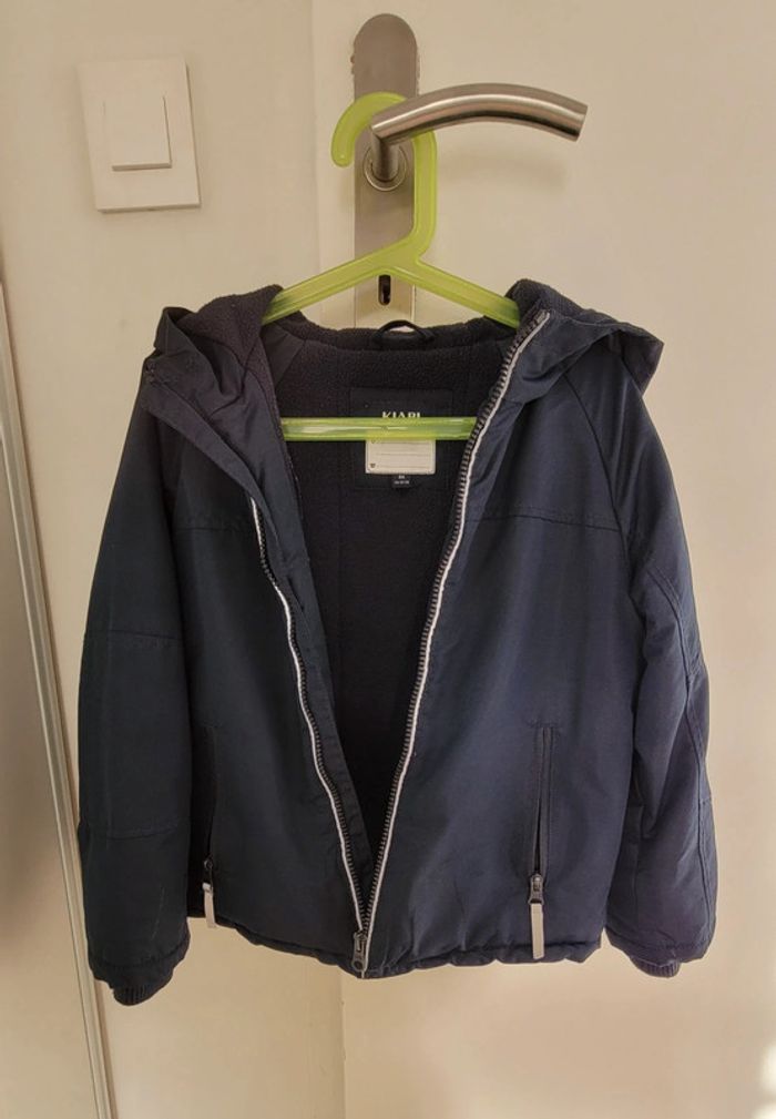 Manteau bleu marine garçon 8 ans