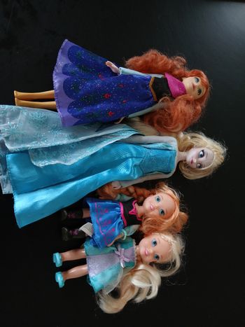 Lot poupée reine des neiges