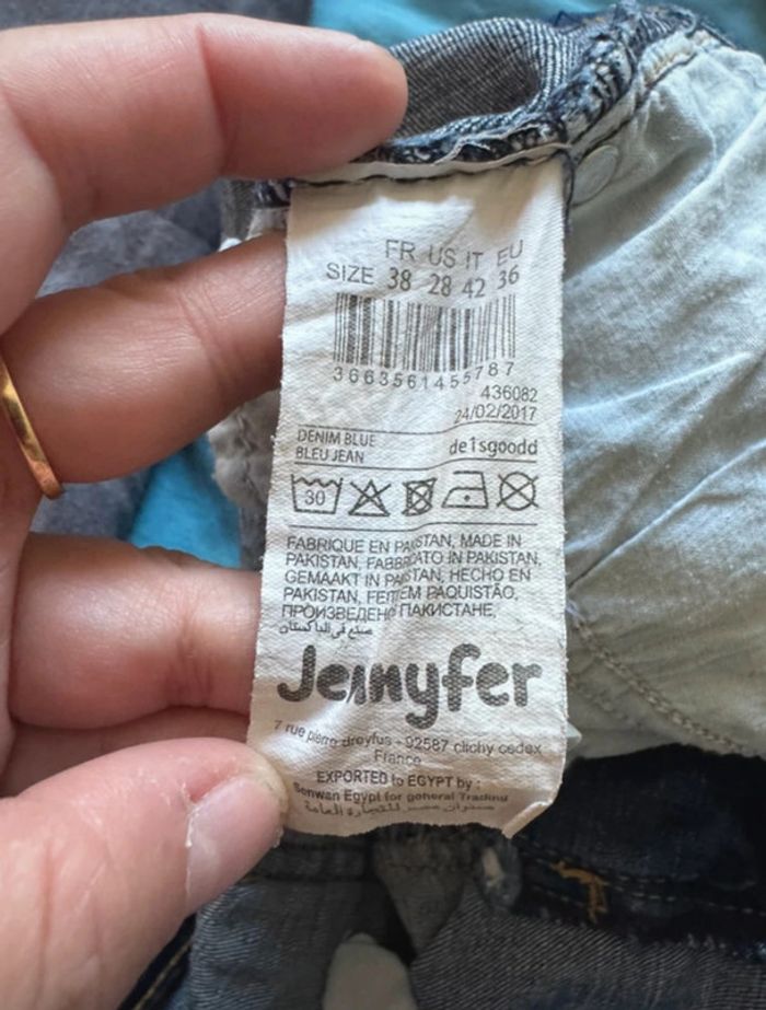 Short en jeans, Jennyfer, taille 38 - photo numéro 4
