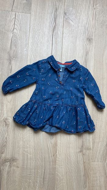 Robe courtes manches longues jean 18mois