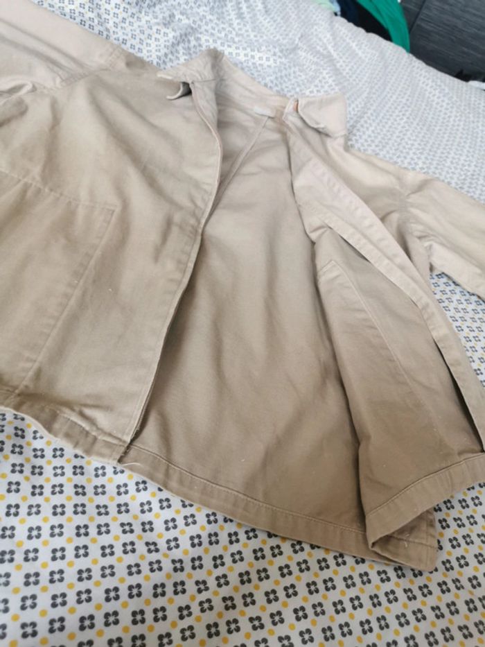 Veste légère en coton beige - photo numéro 2