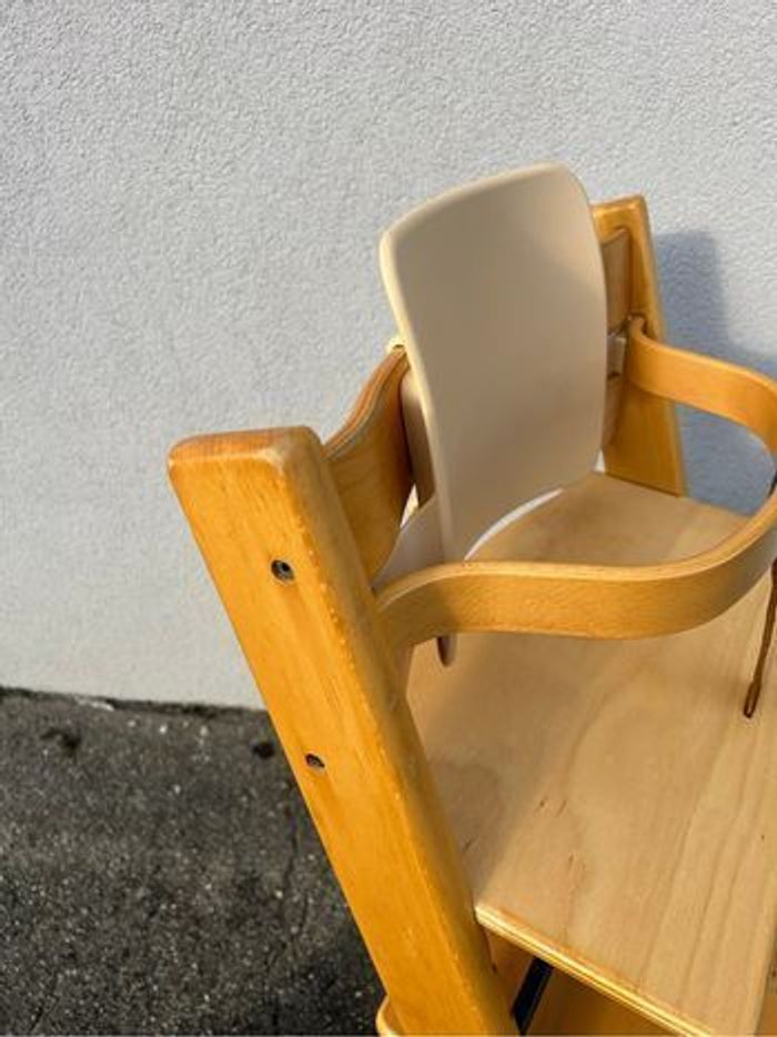 Chaise Tripp Trapp Stokke en bois naturel + arceau - photo numéro 6
