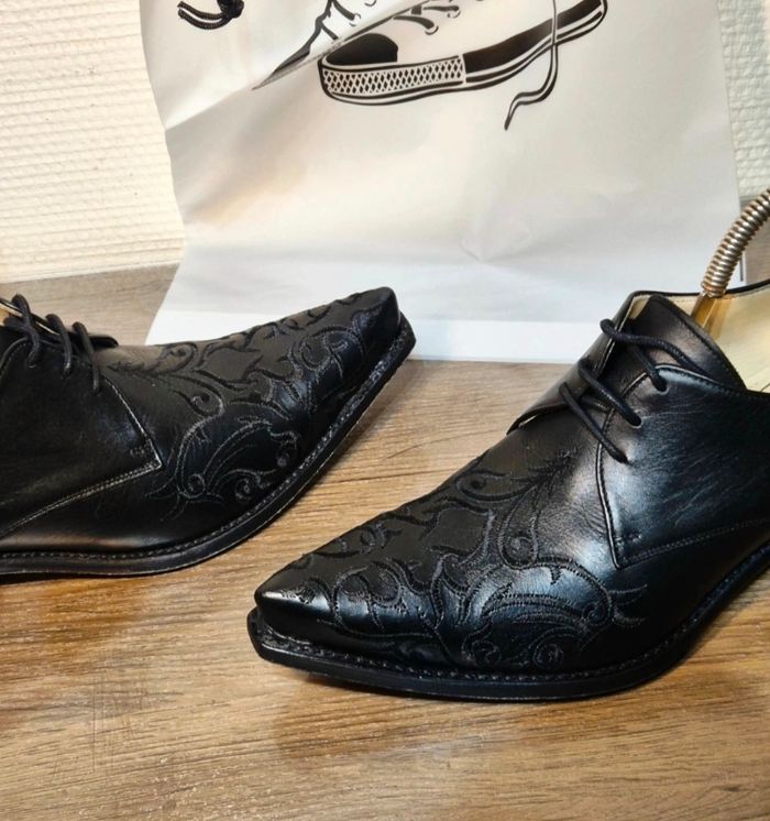 Chaussures basses Sendra 7650 _  hommes _  en cuir _ Taille _ 40 - photo numéro 8