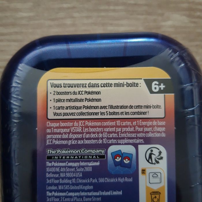 Boîte en métal Mini Tin Pokémon Kanto 2025 NEUVE - photo numéro 3