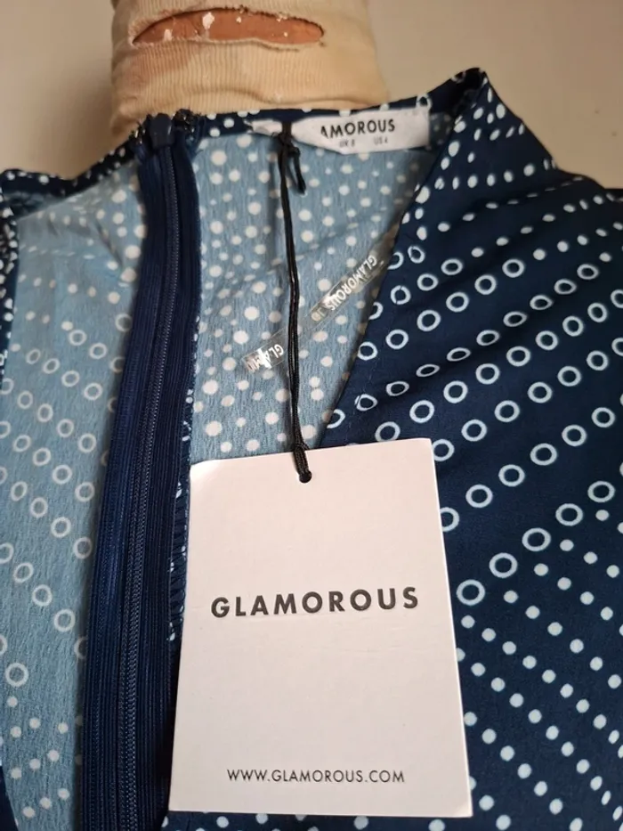 Combi-pantalon bohème- fluide et ultra féminine, Glamorous, neuf, taille 36 - photo numéro 4