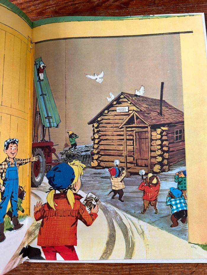 1967 Livre ancien Caroline voyage au Canada Grands albums Hachette bd Pierre Probst vintage - photo numéro 6