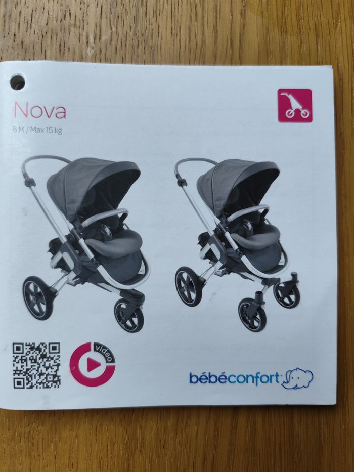 Poussette Nova 3 roues Bébé Confort