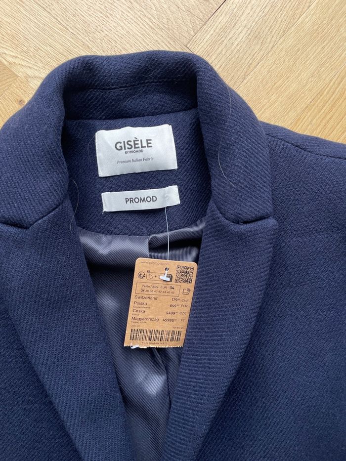 Manteau bleu marine - photo numéro 3