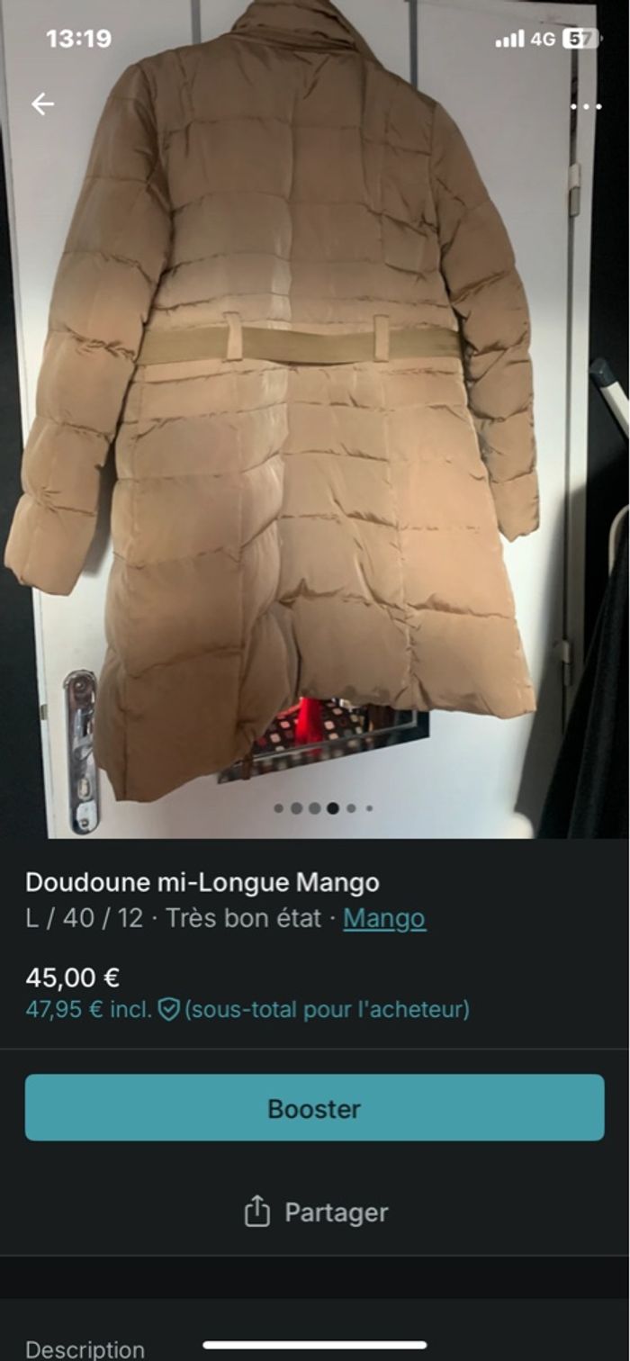 Doudoune mango - photo numéro 4
