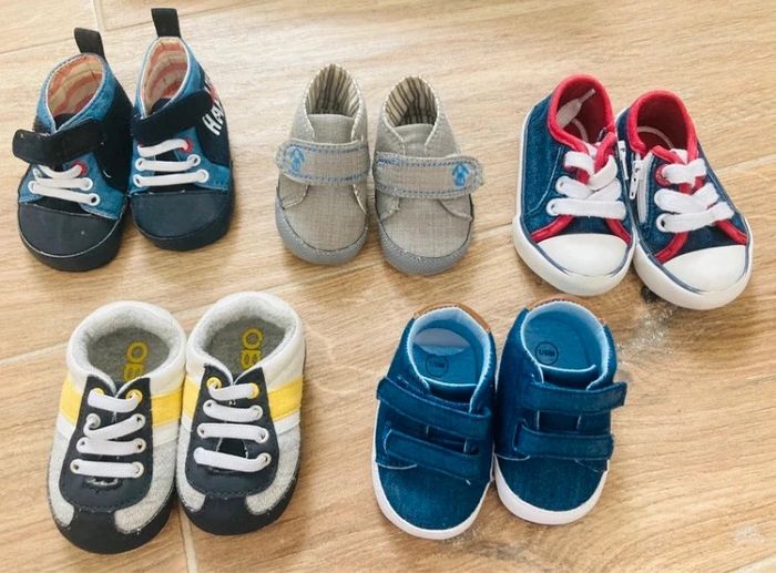 Lot de chaussures bébé 0 a 6 mois