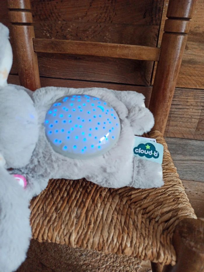 Peluche lapin veilleuse cloud B - photo numéro 3