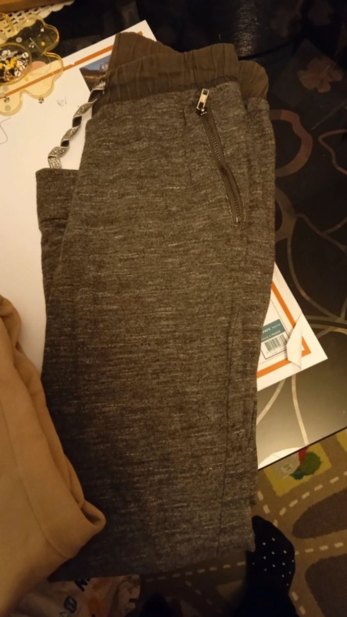 Lot 2 pantalons joggings fille - photo numéro 2