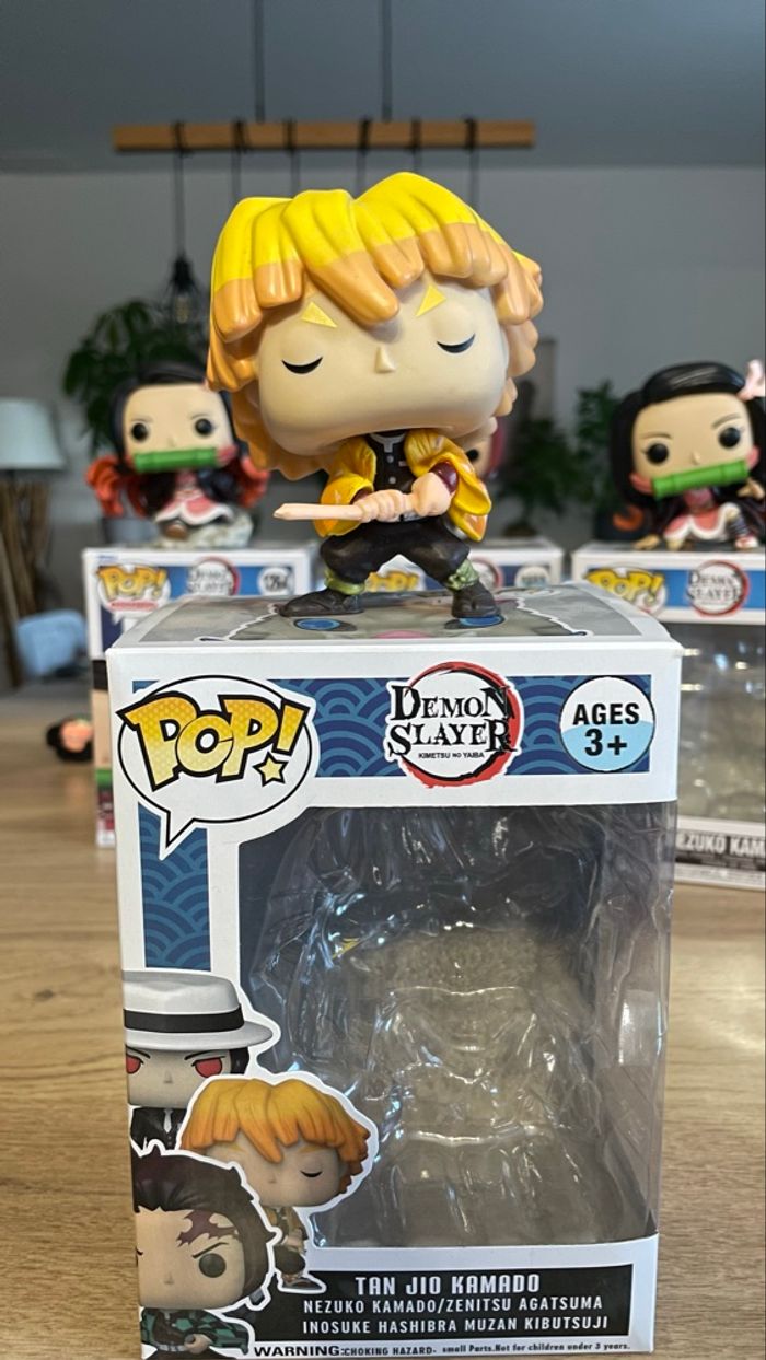 Pop démon slayer zenitsu - photo numéro 2