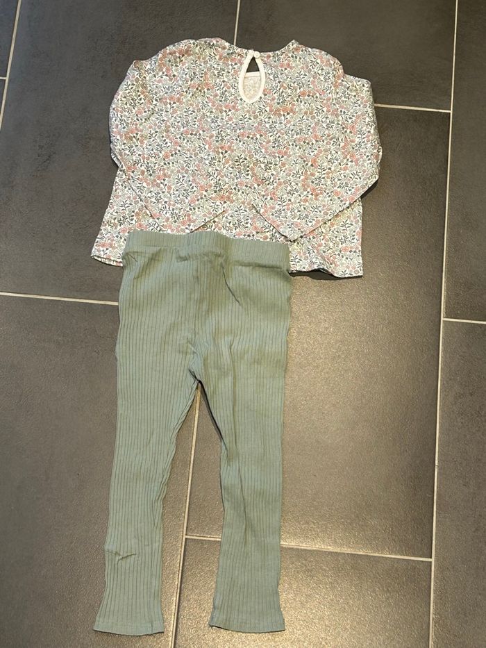 Ensemble fleuri fille Kiabi  3 ans - photo numéro 2