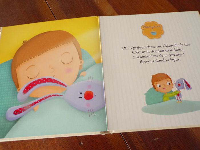 Livre Premiers pour les bébés Bonjour Fleurus - photo numéro 2
