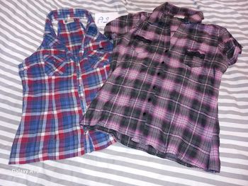 Lot de 2 Chemises à Carreaux - Style Rock & Western