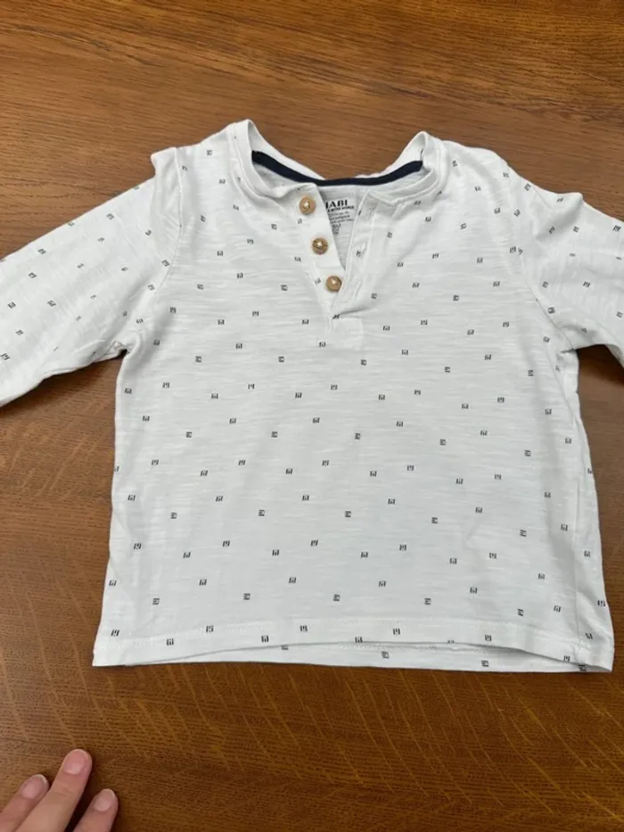 T-shirt blanc kiabi 18 mois - photo numéro 5