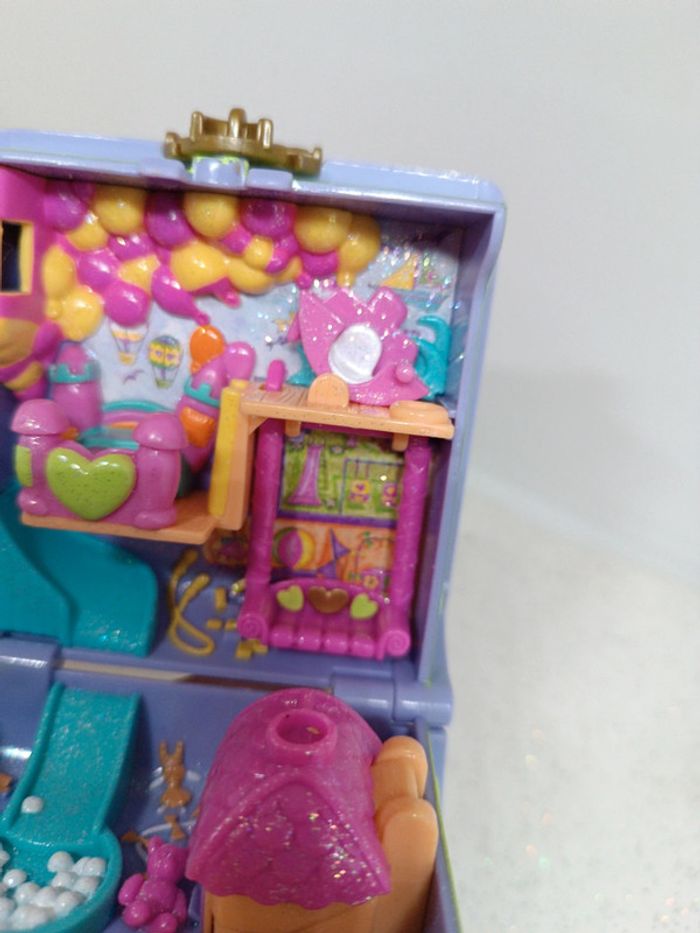 Polly pocket bluebird livre Book toy fun land pays jouet v 5 violet purple playhouse complet vintage - photo numéro 6