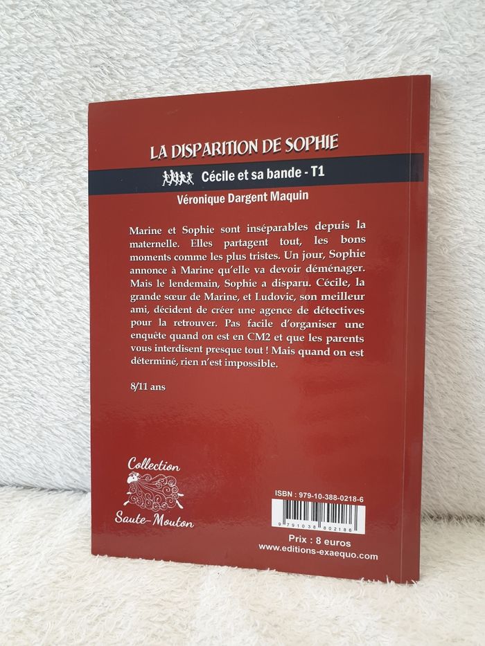 Livre La disparition de Sophie - photo numéro 2