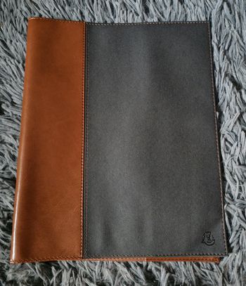 Protège cahier gris