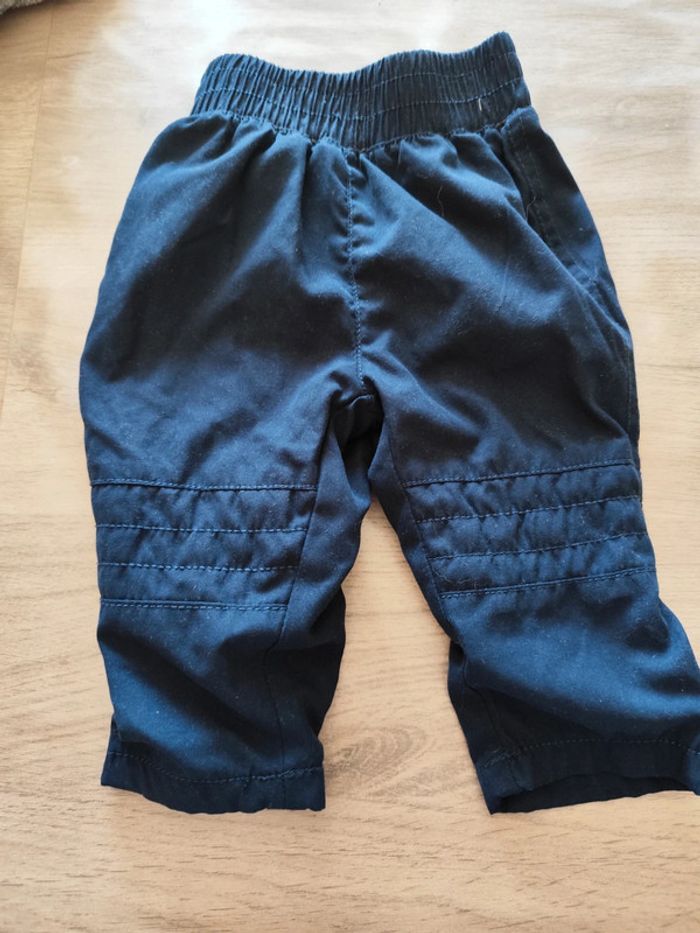 Pantalon souple bleu marine